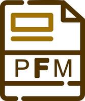 pfm kreativ Symbol Design vektor