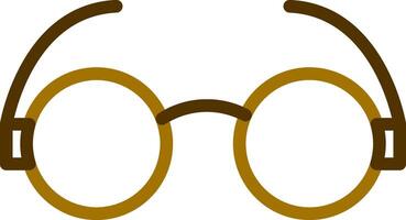 Brille kreatives Icon-Design vektor