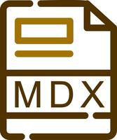 mdx kreativ Symbol Design vektor