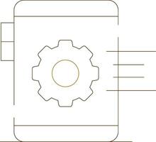 Handy, Mobiltelefon Technologie kreativ Symbol Design vektor