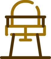 hög stol kreativ ikon design vektor