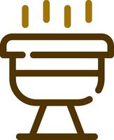 BBQ kreatives Icon-Design vektor