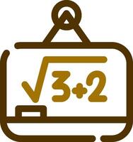 Whiteboard kreatives Icon-Design vektor