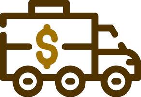 Bankwagen kreatives Icon-Design vektor