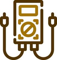 Multimeter kreatives Icon-Design vektor