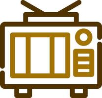 TV-kreatives Icon-Design vektor