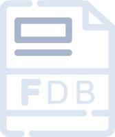 fdb kreativ ikon design vektor