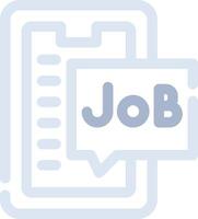 kreatives Icon-Design für die Jobsuche vektor