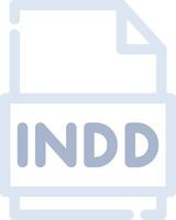 indd Datei kreativ Symbol Design vektor