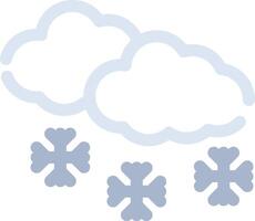 Schnee kreatives Icon-Design vektor