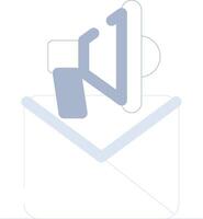 Email Marketing kreativ Symbol Design vektor