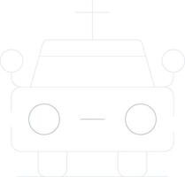 Leichenwagen kreativ Symbol Design vektor