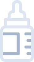 Babyflasche kreatives Icon-Design vektor