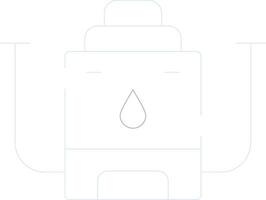 Wasserkocher kreatives Icon-Design vektor