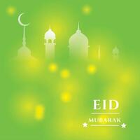 eid al adha und eid al fitr Mubarak Hintergrund Design vektor