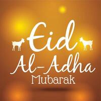 eid ul adha Mubarak Hintergrund Design vektor