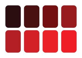 vibrerande röd Färg palett nyanser och inspiration vektor