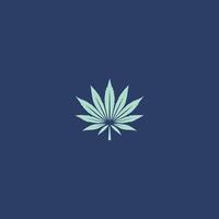 ai generiert Cannabis Logo Design Symbol Vektor Vorlage