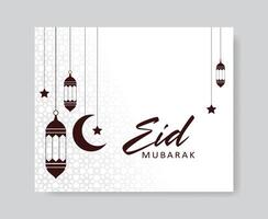 eid Mubarok islamisch Hintergrund Vorlage, eid al fitr Vorlage Design, heilig Tag zum Muslime, Gruß Hintergrund, eid Mubarak Vorlage vektor