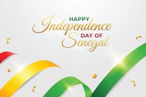 Senegal Unabhängigkeit Tag Design Illustration Sammlung vektor