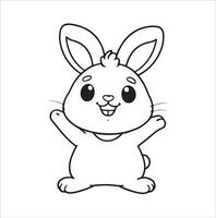 kanin vektor illustration