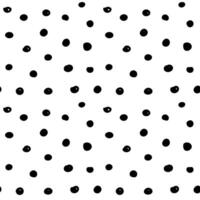 sömlös polka punkt mönster. abstrakt geometrisk vektor bakgrund med små svart cirklar på vit bakgrund. prickar tapet. perfekt för kort, skärmsläckare, affisch, inbjudan, Hem dekor.