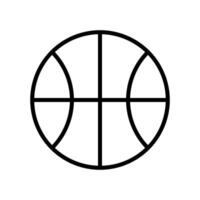 basketboll ikon vektor design mall i vit bakgrund