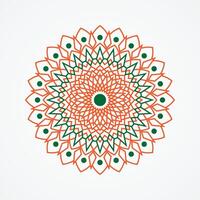 bunt Blumen- Mandala Design Illustration vektor