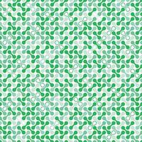 grön sömlös geometrisk metaballer mönster vektor