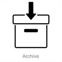 arkiv och fil ikon begrepp vektor