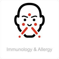 Immunologie und Allergie Symbol Konzept vektor