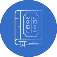 Buch Gradient Linie Kreis Symbol vektor