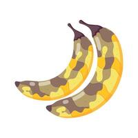 einstellen von Banane eben Aufkleber vektor