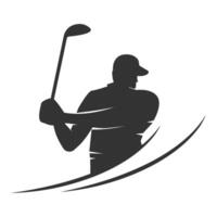 golf logotyp vektor illustration design