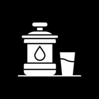 Zamzam Glyphe invertiert Symbol vektor