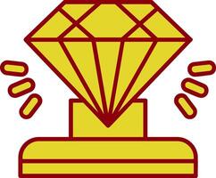 Diamant Jahrgang Symbol vektor