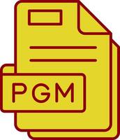 pgm Jahrgang Symbol vektor