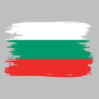 Flagge von Bulgarien vektor