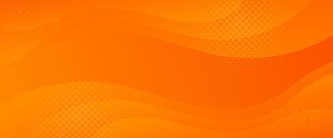 abstrakt bunt Orange Kurve Hintergrund, Orange Gradient dynamisch Banner mit Welle Formen. geeignet zum Der Umsatz Vorlagen, Veranstaltungen, Anzeigen, Netz, und Überschriften vektor