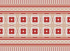 schön Blumen- Kreuz Stich Muster.geometrisch ethnisch orientalisch Muster traditionell Hintergrund.aztec Stil abstrakt Vektor illustration.design zum textur, stoff, kleidung, verpackung, dekoration, teppich.