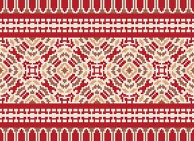 årgångar korsa sy traditionell etnisk mönster paisley blomma ikat bakgrund abstrakt aztec afrikansk indonesiska indisk sömlös mönster för tyg skriva ut trasa klänning matta gardiner och sarong vektor