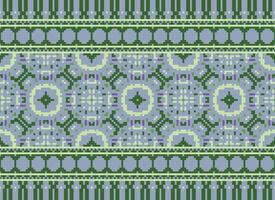 pixel årgångar korsa sy traditionell etnisk mönster paisley blomma ikat bakgrund abstrakt aztec afrikansk indonesiska indisk sömlös mönster för tyg skriva ut trasa klänning matta gardiner och sarong vektor