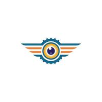 optisch Auge Symbol Logo Vektor Vorlage Illustration