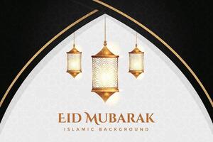 vektor elegant lyxig ramadan, eid al-fitr, islamic bakgrund dekorativ hälsning kort