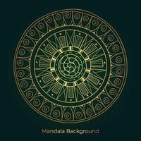 Mandala Hintergrund mit ein kreisförmig Design vektor