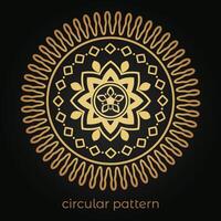 Mandala Hintergrund mit ein kreisförmig Design vektor