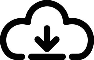 Wolke Symbol Symbol Vektor Bild. Illustration von das Hosting Lager Design Bild