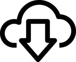 Wolke Symbol Symbol Vektor Bild. Illustration von das Hosting Lager Design Bild