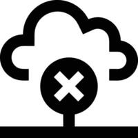 Wolke Symbol Symbol Vektor Bild. Illustration von das Hosting Lager Design Bild