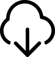 Wolke Symbol Symbol Vektor Bild. Illustration von das Hosting Lager Design Bild